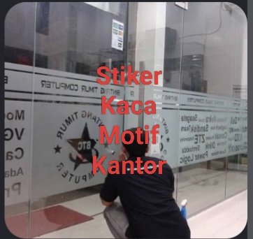 Jasa Pasang Stiker Kaca Depok